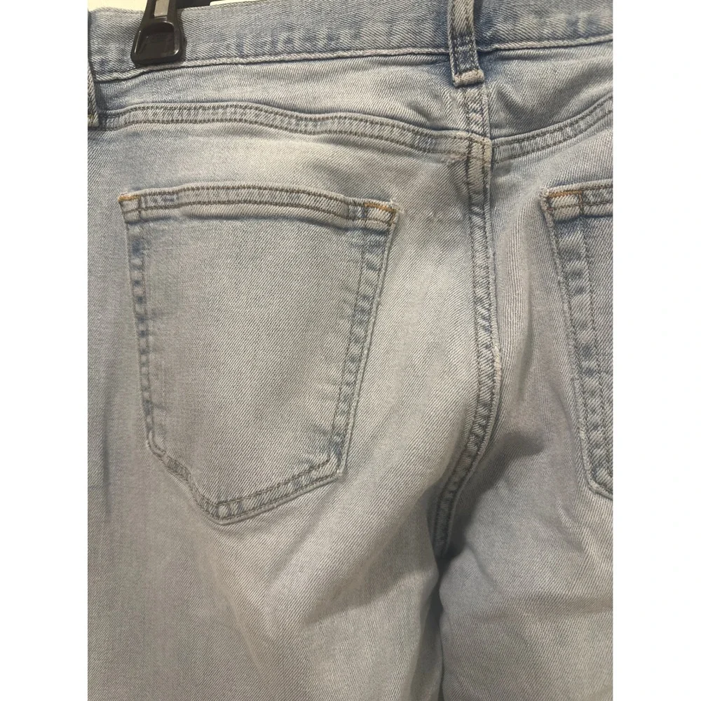 Old Navy Mens Straight Leg Light Wash Denim Jeans 31x32 Light Blue casual work